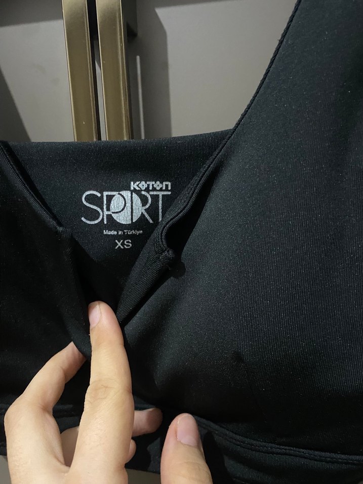 Siyah  Spor Sütyeni - Görsel 2