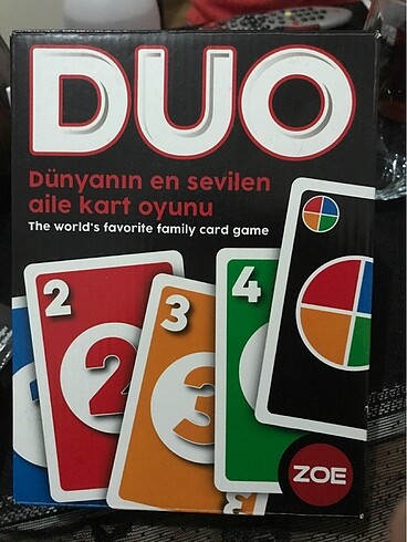 Duo oyun kartı