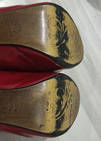 37 Beden kırmızı Renk Topuklu ayakkabı 