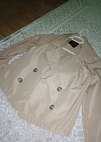 LC Waikiki Bej Düğmeli Midi Trençkot