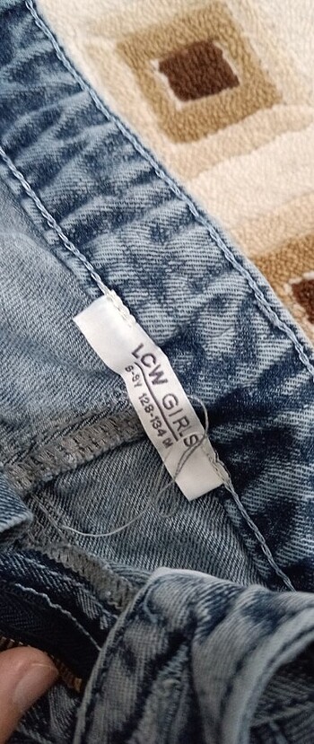 8 Yaş Beden lacivert Renk Kot pantalon