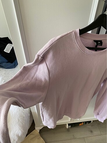 s Beden mor Renk Hm sweatshirt
