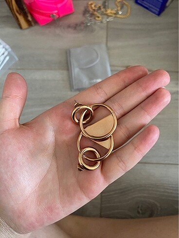 Beden altın Renk Calvin klein kadın takı seti