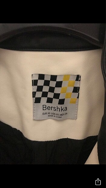 Bershka Bershka biker deri ceket