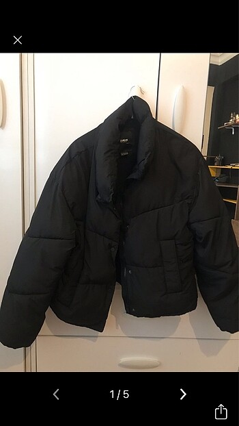 Pull and bear şişme oversize mont