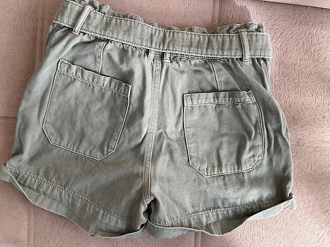 xs Beden turkuaz Renk mango su yeşili denim şort