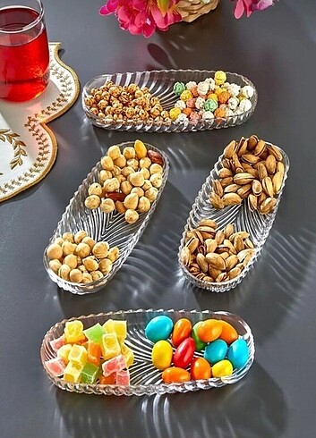 Kayık 4 lü tabak