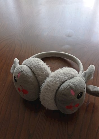 Hello Kitty Gri Peluş Tavşan kulaklik