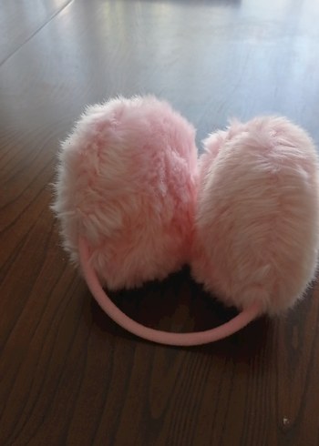 Zara Kızlar İçin Pembe Sıcak Kürklü kulaklik