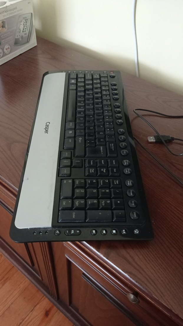 Casper Kablolu Kahverengi Klavye - Görsel 3