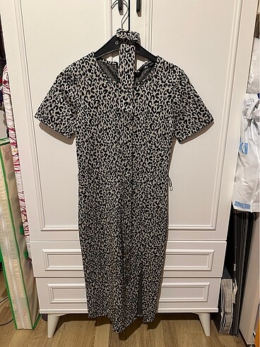 KADIN ZARA LEOPAR ELBİSE