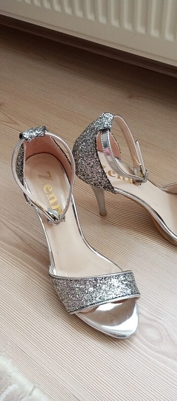 37 Beden gri Renk Bayan stiletto