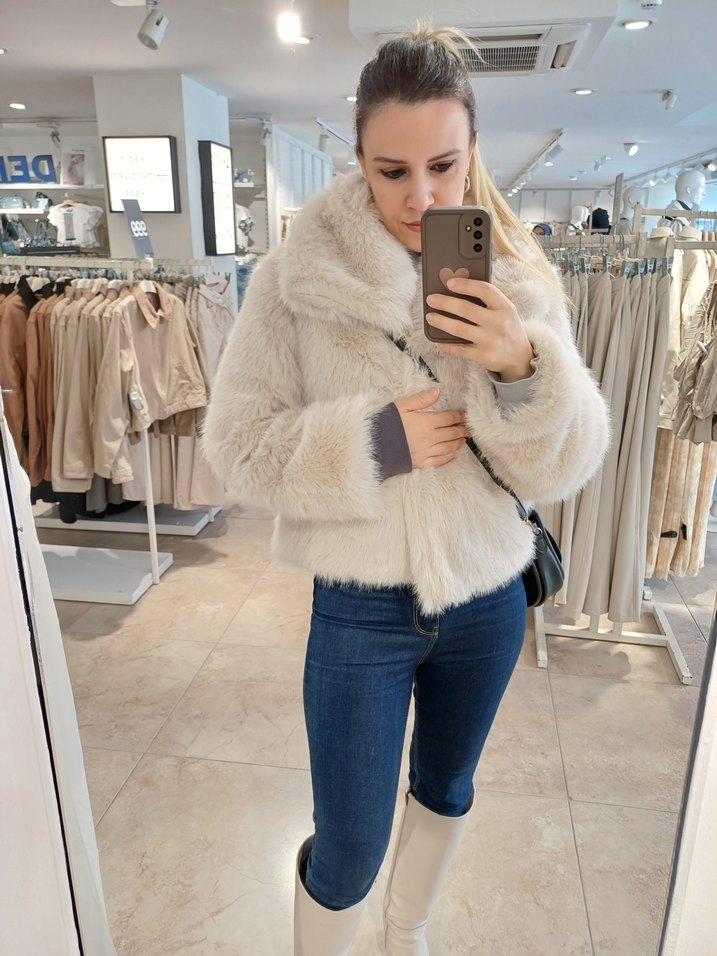 kürk mont - Görsel 5