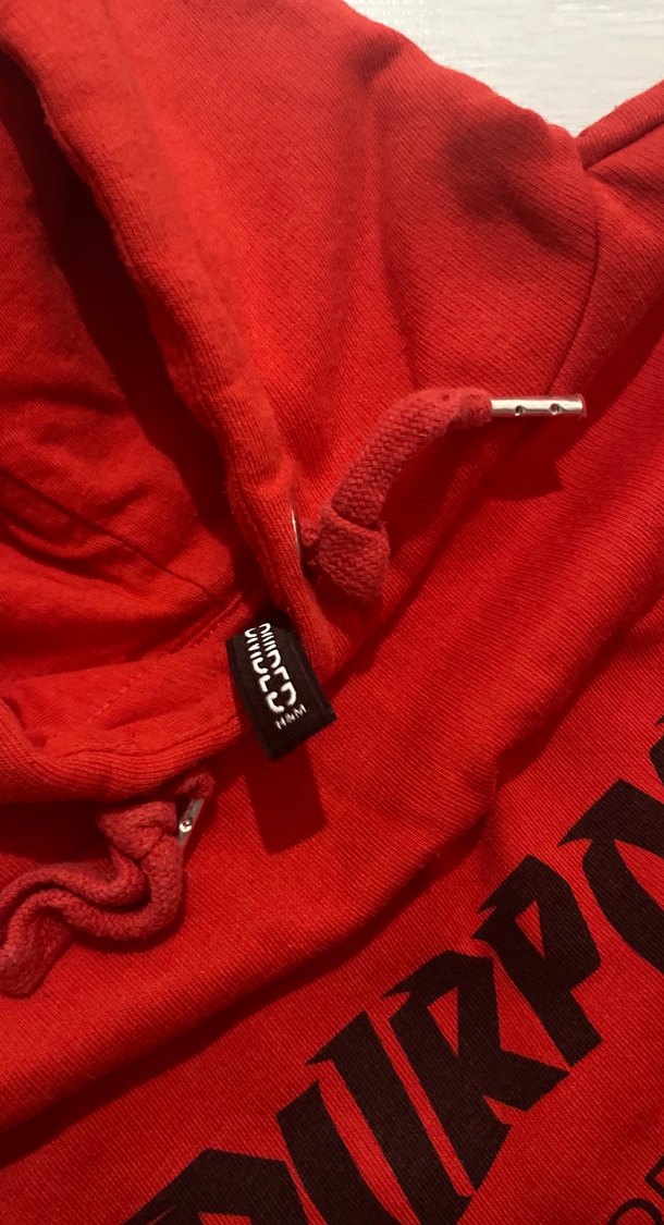 Kırmızı Kapüşonlu Baskılı Sweatshirt - Görsel 3