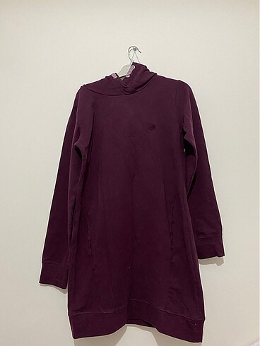 s Beden bordo Renk Sweatshirt Elbise