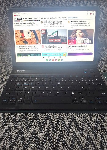 Siyah Proo Tablet ve Klavye Seti - Görsel 6