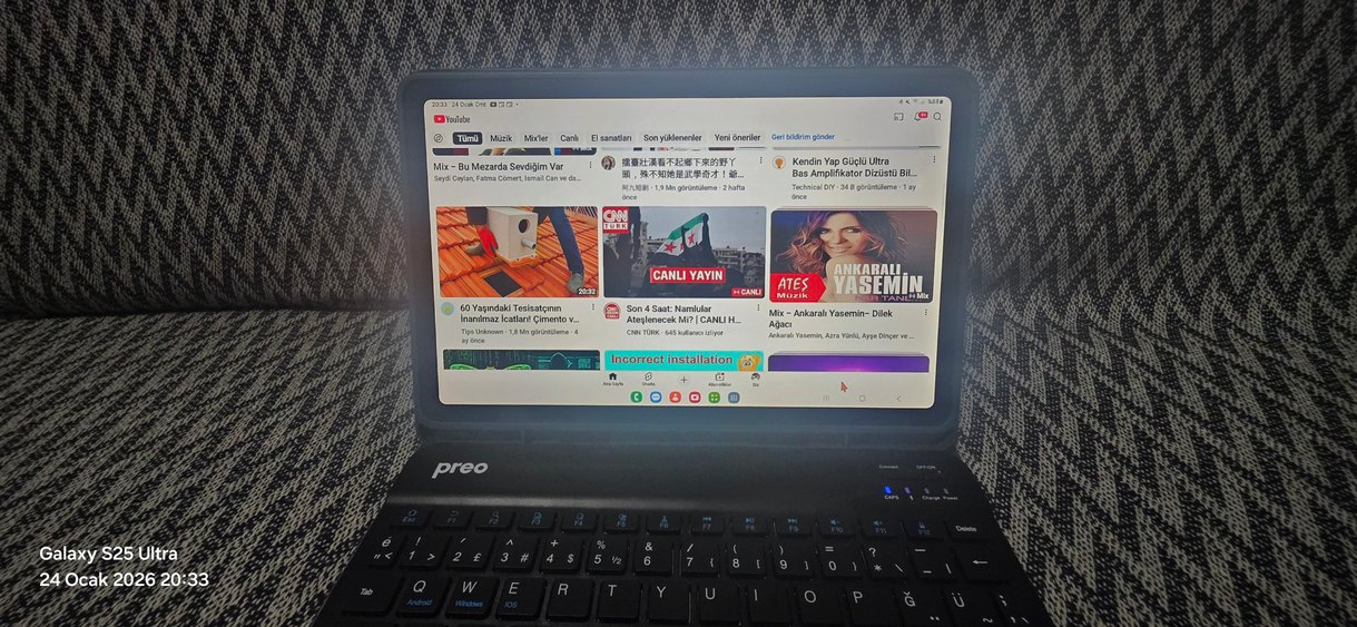 Siyah Proo Tablet ve Klavye Seti - Görsel 2