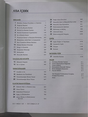  Beden Renk Sears & Zemansky'nin Üniversite Fiziği 14. Baskı - Hugh D. Young