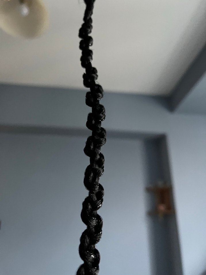 Siyah Örgü Saç - Görsel 3