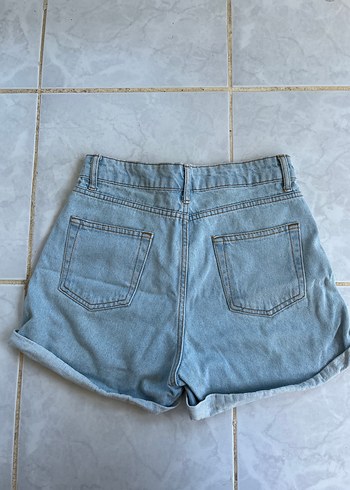 LC Waikiki Kadın Mavi Mini Denim Şort