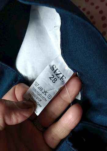 28 Beden Siyah Bağcıklı Regular Fit Kadın Kot Pantolon