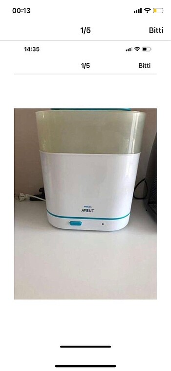 Philips avent sterilazatör