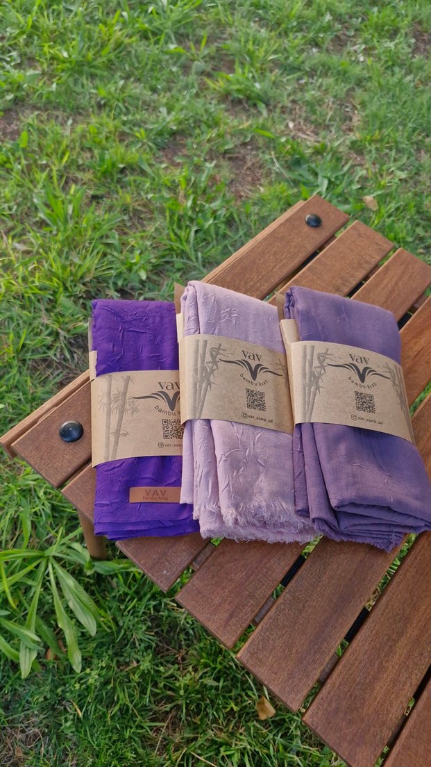 Bambu Kraş Şal - Görsel 2