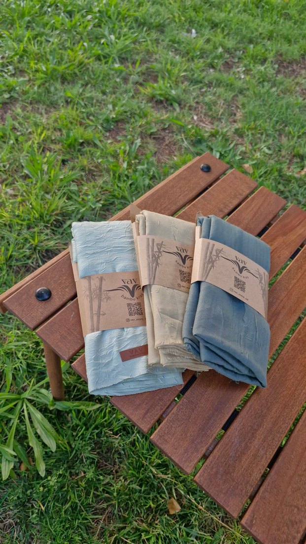 Bambu Kraş Şal - Görsel 4