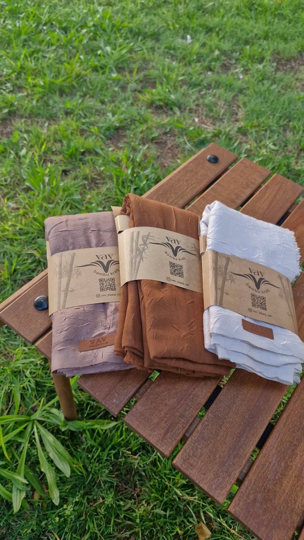 Bambu Kraş Şal - Görsel 3