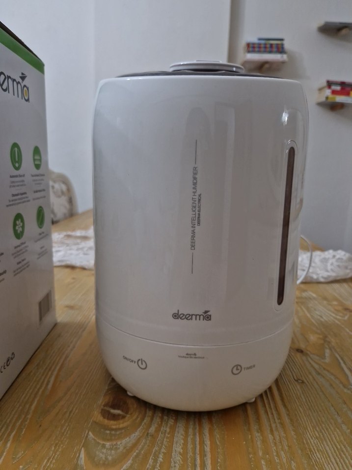 Deerma DEM-F600 Ultrasonik Hava Nemlendirici Beyaz - Görsel 3