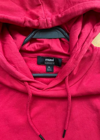 Mavi marka kırmızı sweatshirt - Görsel 4