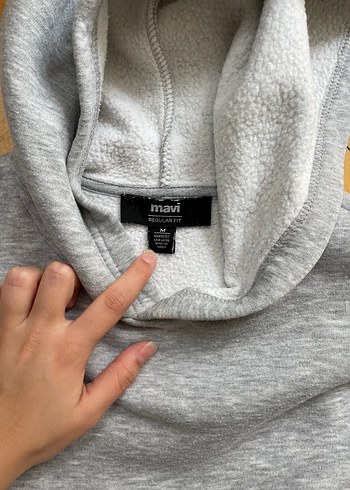 Mavi marka gri sweatshirt - Görsel 3