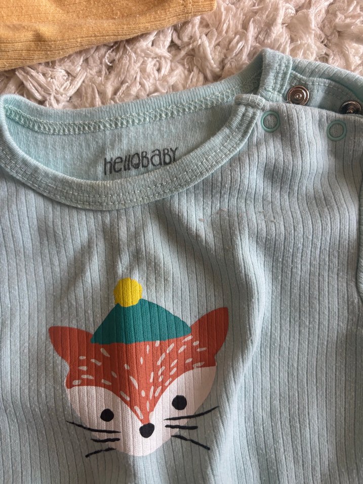 Nakışlı Uzun Kollu Bebek Çıtçıtlı Body - Görsel 5