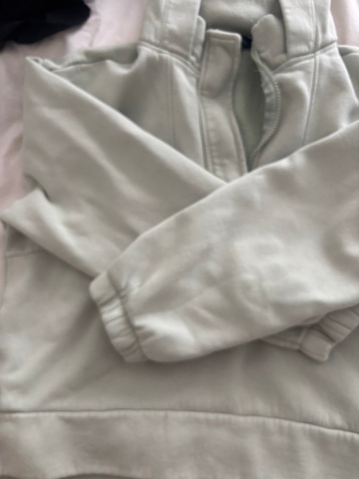 Kadın mint Yarım Fermuarlı Sweatshirt - Görsel 4