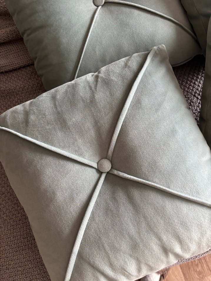 Bohem mint Düz Dekoratif Yastıklar - Görsel 2