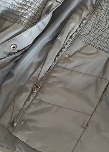 Gri  Kadın Mont - Görsel 2