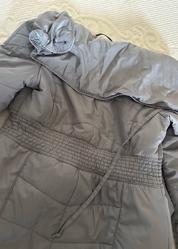 Gri  Kadın Mont - Görsel 4