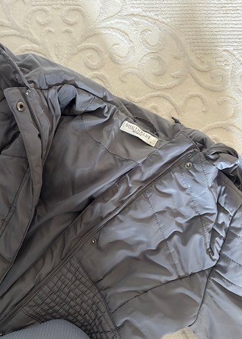 Gri  Kadın Mont - Görsel 3