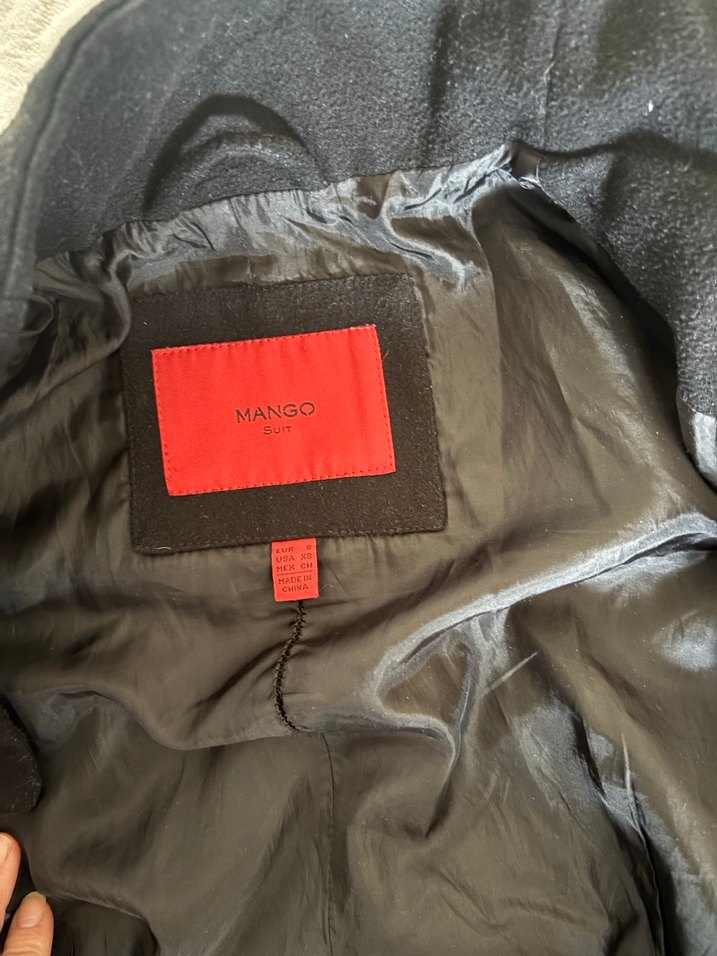 Siyah Düğmeli Midi Kaban - Görsel 3