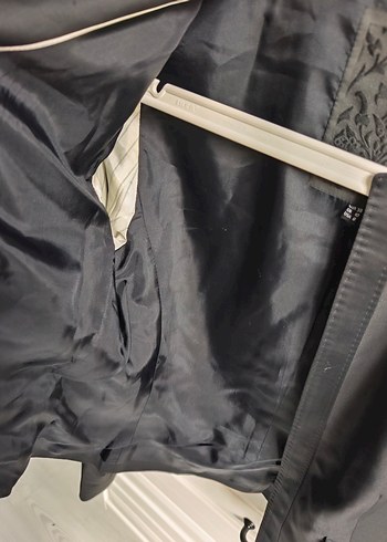 Siyah Kemerli Kadın Blazer Ceket - Görsel 2