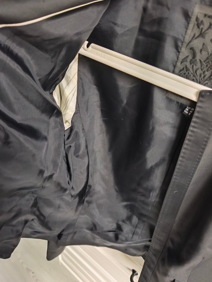 Siyah Kemerli Kadın Blazer Ceket - Görsel 2