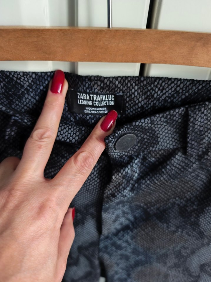 Kadın Gri Yılan Desenli - Görsel 4