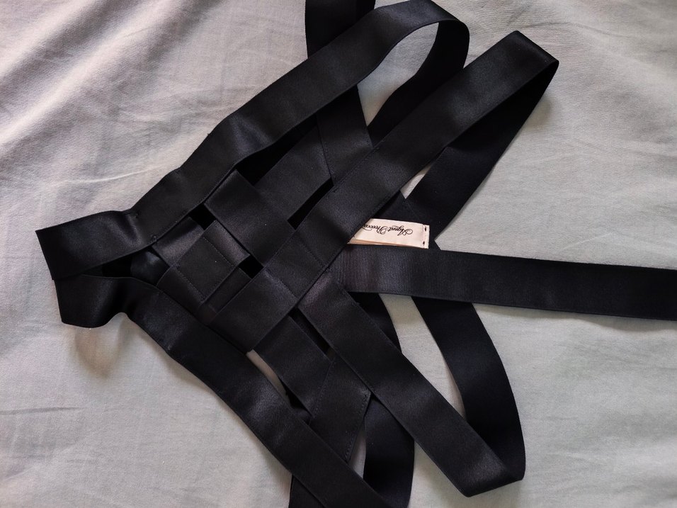 Erkek Siyah Gotik boyundan askılı - Görsel 2