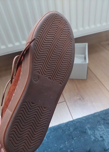 37 Beden kahverengi Renk Süet Sneaker Ayakkabi