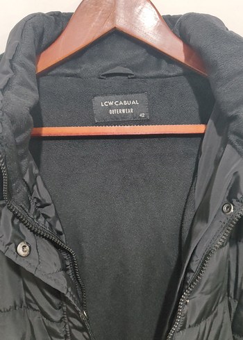 LCW Kadın Siyah Fermuarlı Sade Mont - Görsel 4