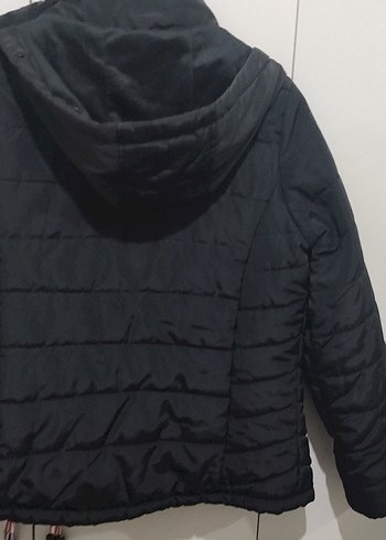 LCW Kadın Siyah Fermuarlı Sade Mont - Görsel 2