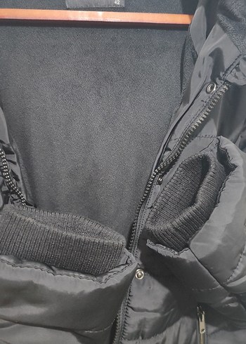 LCW Kadın Siyah Fermuarlı Sade Mont - Görsel 5