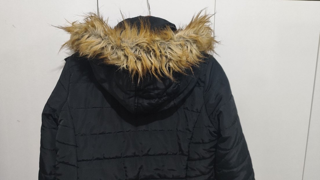 LCW Kadın Siyah Fermuarlı Sade Mont - Görsel 3