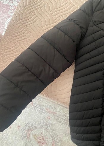 LCW Siyah Kadın Midi Kışlık Mont - Görsel 3