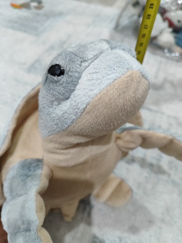 Gri Kaplumbağa Peluş Oyuncak - Görsel 3